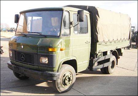 Mercedes Benz 508D Light cargo truck - Govsales of mod surplus ex army trucks, ex army land rovers and other military vehicles for sale