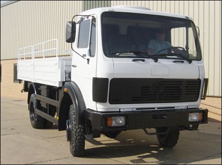 Mercedes 1017A 4x2 Drop Side Cargo Truck - Govsales of mod surplus ex army trucks, ex army land rovers and other military vehicles for sale