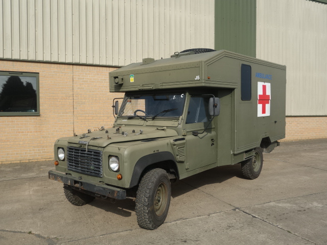Land Rover Defender 130 Pulse RHD Ambulance - Govsales of mod surplus ex army trucks, ex army land rovers and other military vehicles for sale