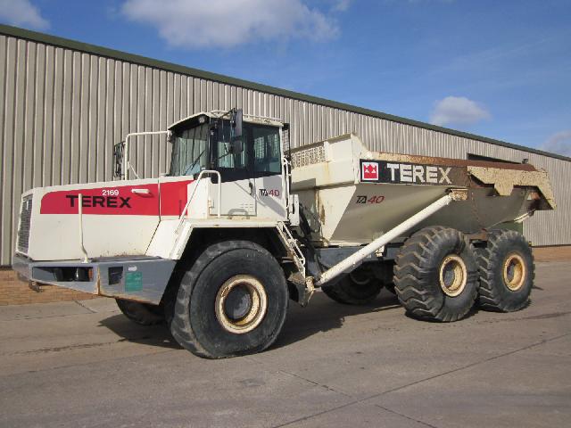 Terex TA 40 dumper - Govsales of mod surplus ex army trucks, ex army land rovers and other military vehicles for sale