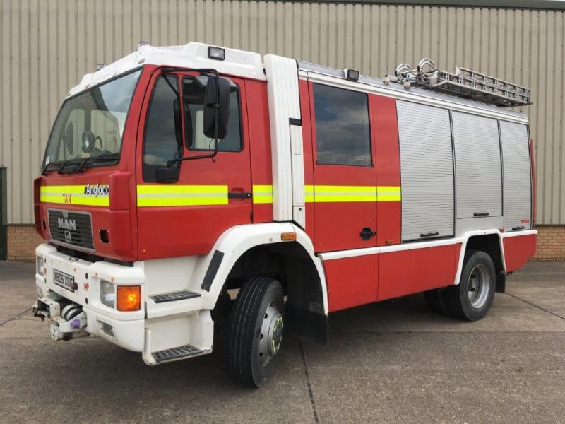 MAN RESCUE PUMP (FIRE APPLIANCE) 14.284 4x4 - Govsales of mod surplus ex army trucks, ex army land rovers and other military vehicles for sale