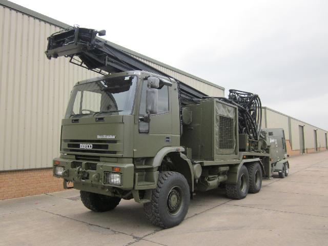 Iveco Eurotrakker 6x6 drilling rig - Govsales of mod surplus ex army trucks, ex army land rovers and other military vehicles for sale