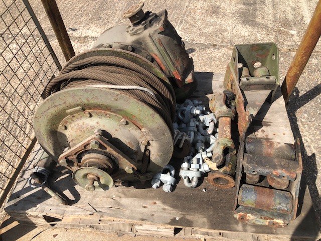 Sepson PTO shaft driven Winch - Govsales of mod surplus ex army trucks, ex army land rovers and other military vehicles for sale