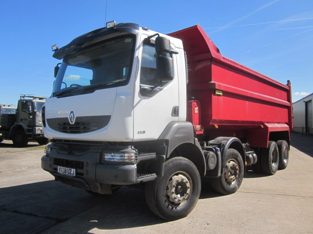 Renault Kerax tipper trucks - Govsales of mod surplus ex army trucks, ex army land rovers and other military vehicles for sale