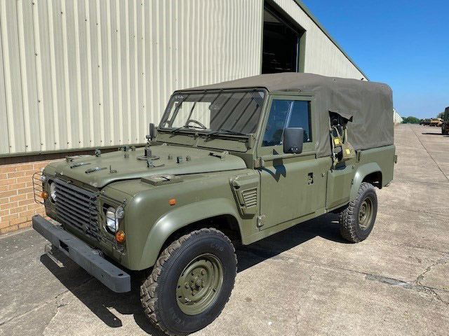Land Rover Defender Wolf 110 Soft Top - Govsales of mod surplus ex army trucks, ex army land rovers and other military vehicles for sale
