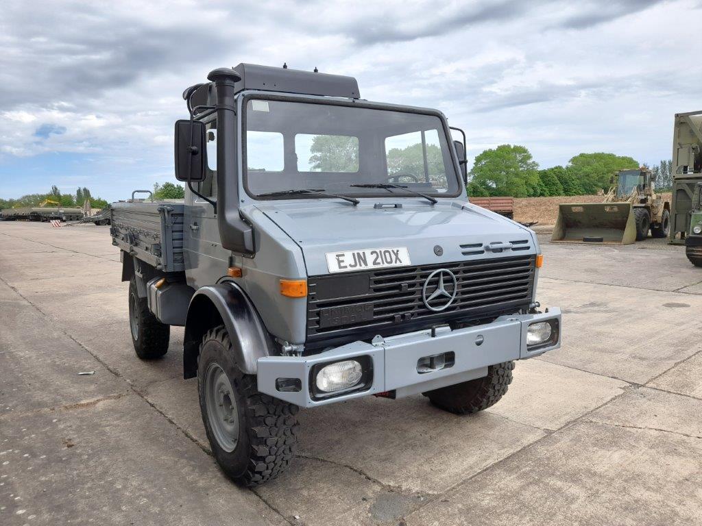 Mercedes Unimog U1300L 4x4 Drop Side Cargo Truck - UK Road Registered - Govsales of mod surplus ex army trucks, ex army land rovers and other military vehicles for sale