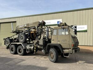 Steyr 1491.310 6×6 Timber Loglift Cargo / Crane Truck