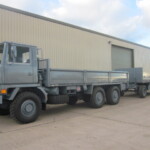 Ex Army Bedford TM 6x6 Flat Bed Cargo Truck 