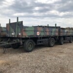Ex Army Schmitz 2 Axle Draw Bar Cargo Trailer
