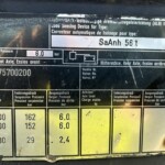 Ex Army Kassbohrer 56T 6 Axle Semi Trailer
