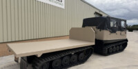 Hagglunds BV 206 Soft Top Cargo Flat Bed Load Carrier for sale Hagglunds BV 206 Soft Top Cargo Flat Bed Load Carrier for sale