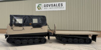 Hagglunds BV 206 Soft Top Cargo Flat Bed Load Carrier for sale Hagglunds BV 206 Soft Top Cargo Flat Bed Load Carrier for sale