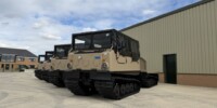 Hagglunds BV 206 Soft Top Cargo Flat Bed Load Carrier for sale Hagglunds BV 206 Soft Top Cargo Flat Bed Load Carrier for sale