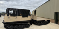 Hagglunds BV 206 Soft Top Cargo Flat Bed Load Carrier for sale Hagglunds BV 206 Soft Top Cargo Flat Bed Load Carrier for sale