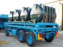 Schmitz tri axle draw bar trailer