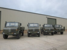 Mercedes Unimog U1300L 4x4 Drop Side Cargo Truck