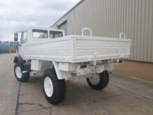 Mercedes Unimog U1300L 4x4 Drop Side Cargo Truck