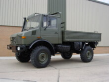 Mercedes Unimog U1300L 4x4 Drop Side Cargo Truck