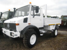 Mercedes Unimog U1300L 4x4 Drop Side Cargo Truck