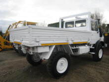 Mercedes Unimog U1300L 4x4 Drop Side Cargo Truck