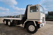 Bedford TM 6x6 Flat Bed Crane Truck with Atlas Crane