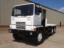 Bedford TM 6x6 Flat Bed Crane Truck with Atlas Crane