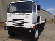 Bedford TM 6x6 Flat Bed Crane Truck with Atlas Crane