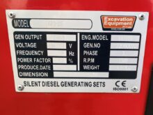 Unused 25 KVA GF3-25 Generator Set