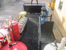 Bedford TM 6x6 service truck with de mountable body