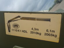 Iveco Eurotrakker 6x6 Cargo With Rear Mounted Crane