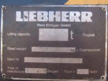 Liebherr LTM1120 crane