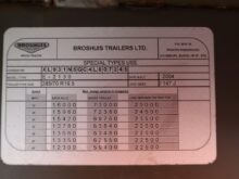 Broshuis E2130 Tri Axle Step Frame Low Loader Trailer