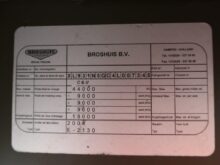 Broshuis E2130 Tri Axle Step Frame Low Loader Trailer