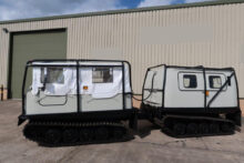Hagglund BV 206 Soft Top Personnel Carrier With Roll Cage