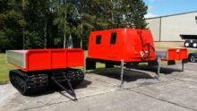 Hagglunds Bv206 with Twist Locks