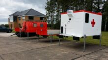 Hagglunds Bv206 with Twist Locks