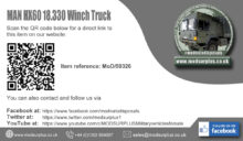 MAN HX60 18.330 4x4 Cargo Winch Truck