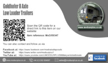 Goldhofer 8 Axle Low Loader Drawbar Trailer