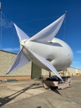 Revivor II Aerostat Surveillance Trailer 1300 Skyhawk camera kit