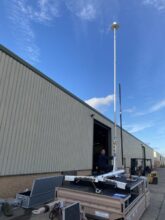 Revivor II Aerostat Surveillance Trailer 1300 Skyhawk camera kit