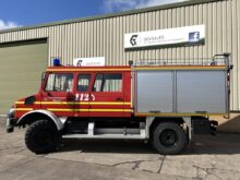 Mercedes Unimog U1300L Crew Cab 4x4 Fire Engine