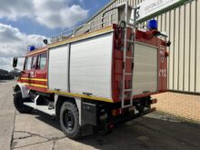 Mercedes Unimog U1300L Crew Cab 4x4 Fire Engine