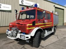 Mercedes Unimog U1300L Crew Cab 4x4 Fire Engine