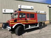 Mercedes Unimog U1300L Crew Cab 4x4 Fire Engine