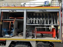 Mercedes Unimog U1300L Crew Cab 4x4 Fire Engine