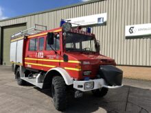 Mercedes Unimog U1300L Crew Cab 4x4 Fire Engine