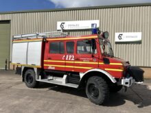 Mercedes Unimog U1300L Crew Cab 4x4 Fire Engine