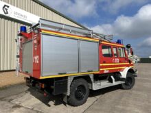 Mercedes Unimog U1300L Crew Cab 4x4 Fire Engine