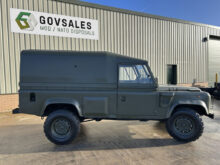 Ex Army Land Rover Wolf side view