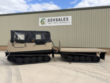 Hagglunds Bv206 Soft Top Cargo Flat Bed Load Carrier